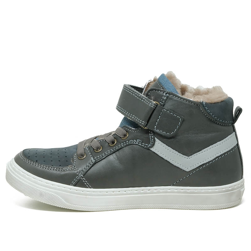 1_Bisgaard halbhohe Sneaker gefüttert Isak Lamb